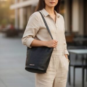 Preloved | Michael Kors Brooke Medium Bucket Messenger