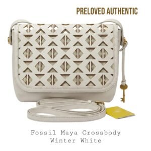 SOLD OUT | Fossil Maya Crossbody Winter White — Stylish, Ringkas & Elegan!