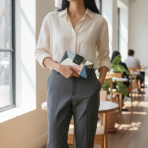 Preloved | Fossil Logan Tab Patchwork Clutch – Unik, Colorful & Stylish!