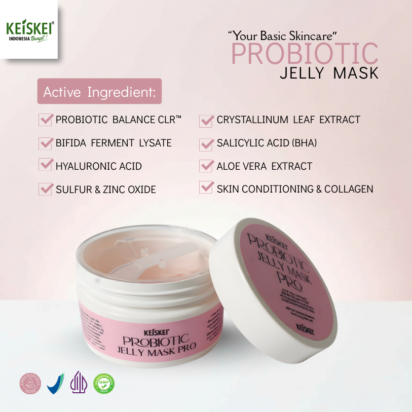 Paket KEISKEI Probiotic COMPLETE SYSTEM | Solusi Total untuk Kulit Berjerawat & Berminyak - Gambar 7