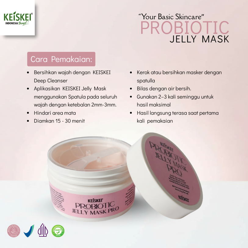 Paket KEISKEI Probiotic Weekly Skin Reset | Skincare Mingguan untuk Reset Kulit Lebih Bersih & Seimbang - Gambar 7