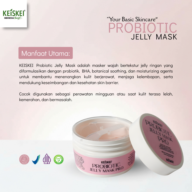 Paket KEISKEI Probiotic Weekly Skin Reset | Skincare Mingguan untuk Reset Kulit Lebih Bersih & Seimbang - Gambar 6
