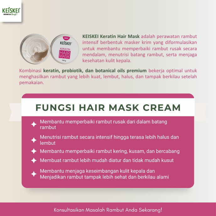 KEISKEI PAKET KERATIN BASIC CARE - Gambar 3